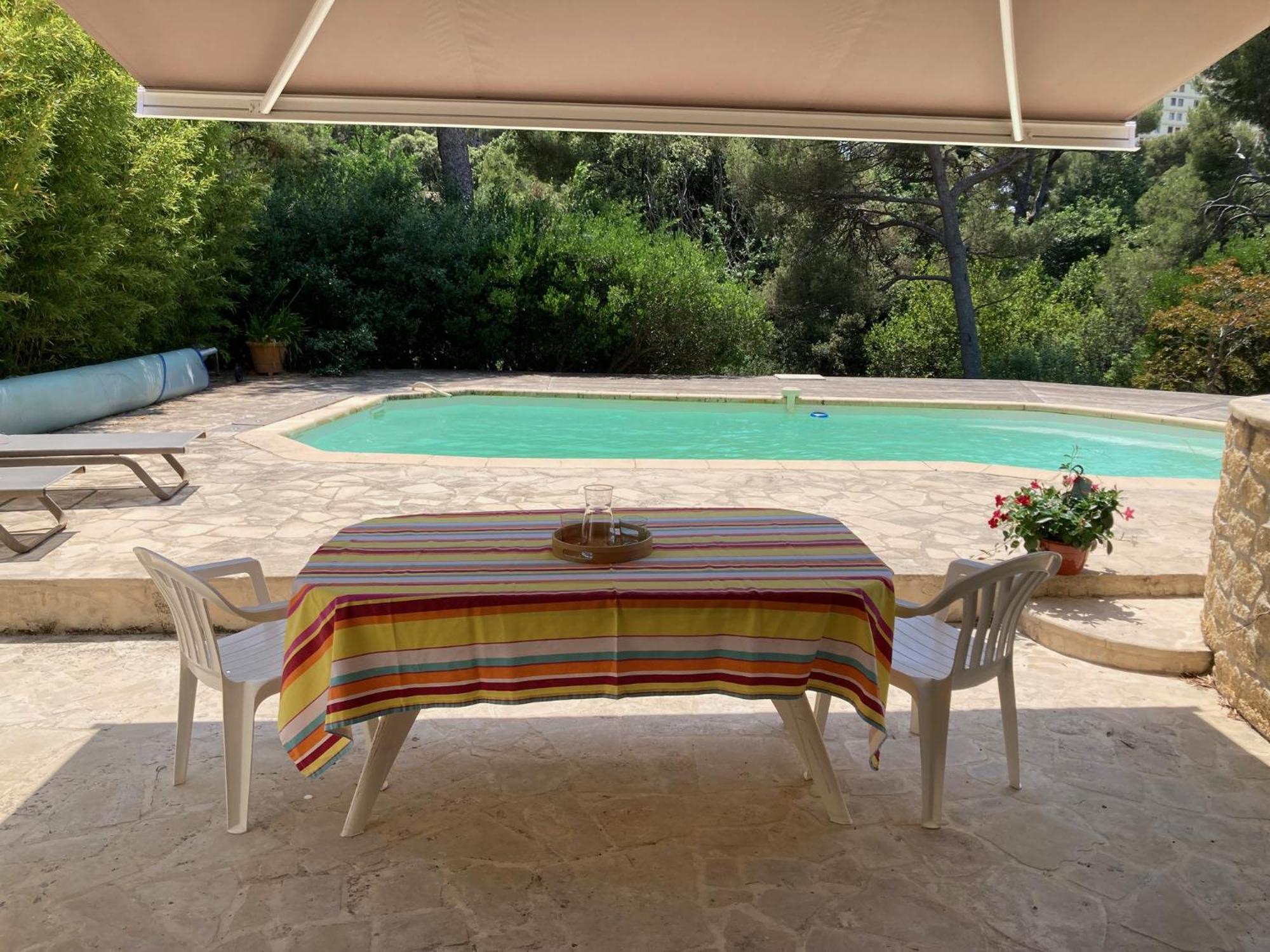 Superbe T2 Dans Villa Entre Calanques Et Colline Марсель Экстерьер фото